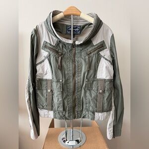 Sugarfly Green Lightweight Utility Jacket